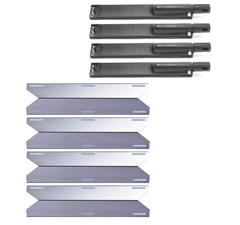 4 Pack Heat Plates and Burners Replacement for Jenn Air Grill 720-0062, 720-0063