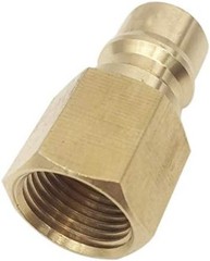 Reliably Secure Propane Quick Connect Fitting Adapter, 3/8″ NPT Female Plug