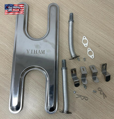 Universal H-Type Dual Control Bar Burner Replacement for Char-Broil, Thermos, Ar
