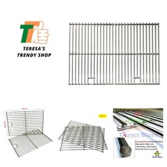Parts 19 1/4″ Solid Rod Stainless Steel Cooking Grid Grates Replacement for J…