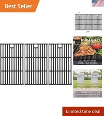 Cooking Grates for Monument Grills 24367 35633 17842, Cast Iron Grates for Dy…
