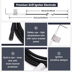 Grill Replacement Parts for Nexgrill 5 Burner 720-0888N, 720-0888, 4 Burner 720-