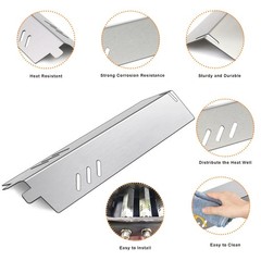 Zemibi Stainless Steel Heat Plate Replacement for Backyard Grill SPA, Silver