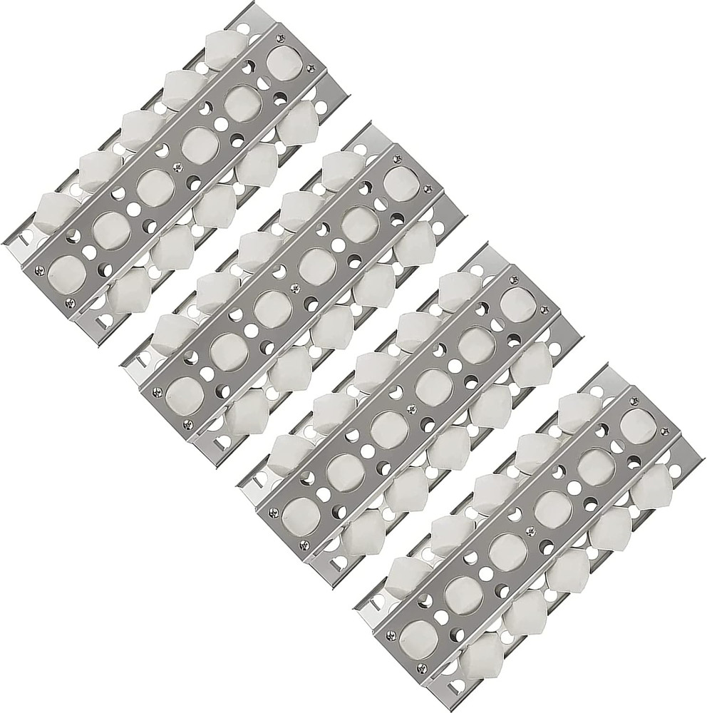 4-pk Grill Heat Plates Ceramic Briquette for Brinkmann Nexgrill Turbo Captn Cook