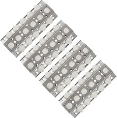4-pk Grill Heat Plates Ceramic Briquette for Brinkmann Nexgrill Turbo Captn Cook