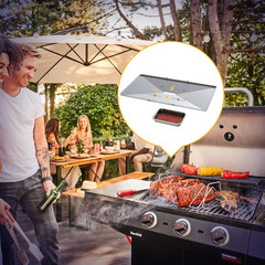 Grill Grease Tray Set, Stainless Steel Grill Replacement Parts, 24″ – 27″ Adjust