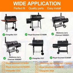 23-35″ Drip Pan for Chargriller & Charcoal Grills – 2 Hangers Included