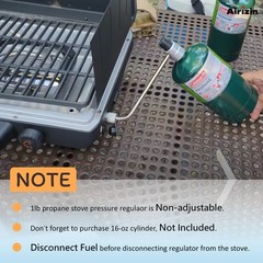 Propane Regulator Adapter Replacement for Ozark Trail 2 Burner Propane Camping S