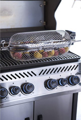 Napoleon Rotisserie Grill Basket – Stainless Steel, Fits Standard Spit Rods, Bes