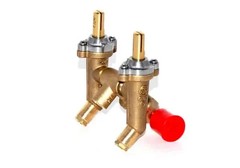 MHP Gas Grill Natural Gas Dual Brass Valve Assembly WNK, TJK GGVLV32