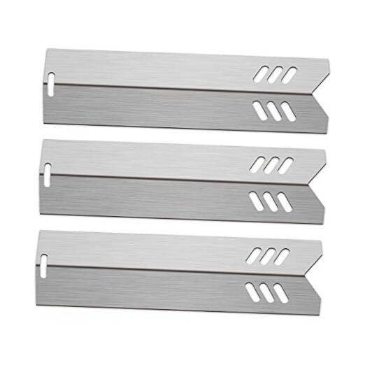 14 3/16” Grill Heat Plates Shield Heat Tent Burner Cover BBQ Stainless Steel