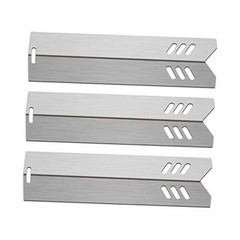 14 3/16” Grill Heat Plates Shield Heat Tent Burner Cover BBQ Stainless Steel
