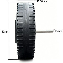 7 Inch Outdoor Cooking Wheel with 16mm Shaft Hole for Dependable Grill Mobility
