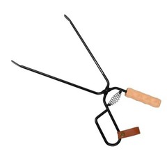 Carbon Steel Fire Tongs Easy-to-Use Fire Tools Lightweight BBQ Equipment