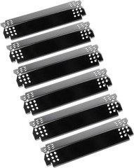 Porcelain Steel Heat Plates for 4 Burner Gas Grill 14.6″ Flame Tents Replacement