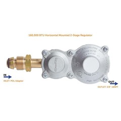 2-Stage Propane Gas RV Regulator with POL Valve Connection