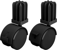 2 Pack of Heavy Duty Weber Grill Wheels – Easy Install, Secure Locking Design
