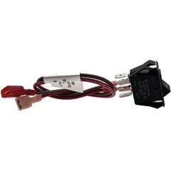 Heat N Glo Gas Fireplace On/Off Rocker Switch with Wires: 060-521A