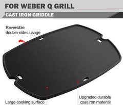 Q2200 Griddle Replacement Parts for Weber Q Grill Parts Weber Q2000 Q2400 Q200