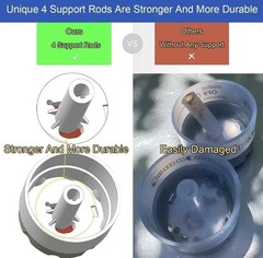 Grill Knobs for Weber Summit 6-Pack 91538 Lighted Control Grill Knobs for Web
