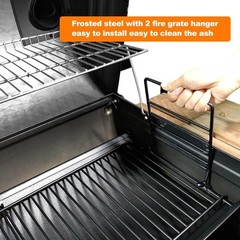 23″-35″ Adjustable Ash Pan/Drip Pan for Chargriller & Charbroil Charcoal Grill