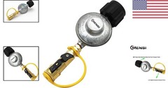 Versatile Propane Grill Regulator with 1/4″ Quick Connect – 20-50lbs Adapter
