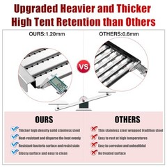 Grill Emitter Plates Replacement Heat Tent Shield Infrared Grill Grates Parts
