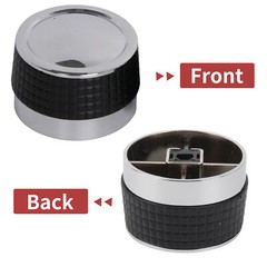 4x Grill Control Knobs Plastic & Silicone for Gas grills with D-stem