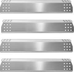4-pk Grill Heat Shield Plates Flame Tamers for Master Forge 1010048 Replacement