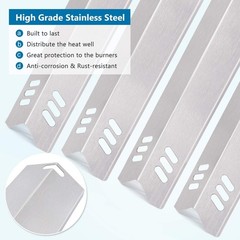 Grill Replacement Parts for Dyna-Glo DGF510SBP, Heat Shields & Burners, Backyard