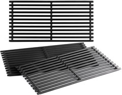 Cast Iron Cooking Grates Grid 3-Pack 17″ Replacement for Charbroil Tru-Infrared
