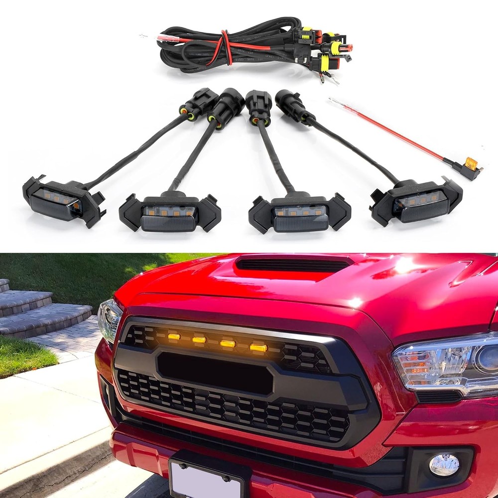Seven Sparta Grill Led Lights with Fuse Adaptor Compatible 2016-2023 Led Grill
