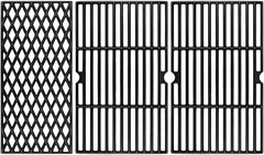 Grill Cooking Grates for Dyna-Glo BBQ DGH474CRP 483 493 70-01-911 Cast Iron 3pcs
