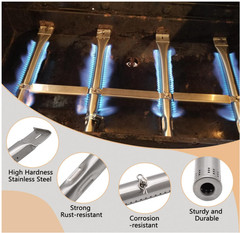 Grill Parts for Charbroil Gas2Coal Adviace Replacement Kit Fits Multiple Models