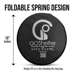 Wearable Hands‑Free Rain Canopy — Packable Pop‑Up Rain Shell for Hiking, Phot…