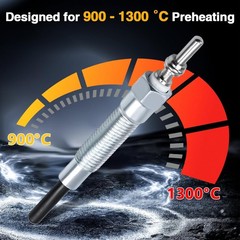 2PCS Smoker Igniter Glow Plugs Compatible W/ Weber SmokeFire EX4/EX6/EPX6 Wood