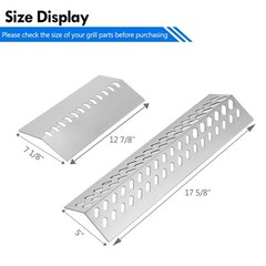 47628 16631 Flame Tamer 16520 Heat Shield Grill Replacement Parts for Bull Gr…