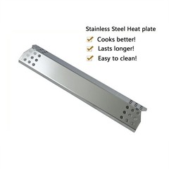 Direct Store Parts DP130 (4-Pack) Stainless Steel Heat Shield 14 9/16″ x 3 3/…