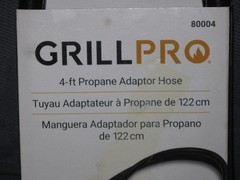 Grill Pro 4 Ft Propane Adaptor Hose NIP!!!!