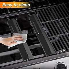 Upgrade Your Grill: Universal Adjustable Heat Tents for Flavorful BBQs (4 Pack)