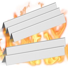 17.5″ Flavorizer Bars for Weber Genesis 300 Series Grills with Front Control …