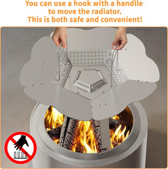 Heat Deflector for Solo Stove Bonfire, 19.5″ Solo Stove Bonfire Accessories
