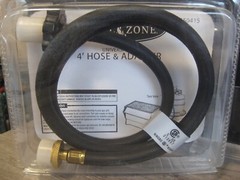 4′ TableTop Gas Grill Hose & Adapter Universal Fit To Most Propane Cylinders
