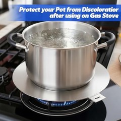 11″ Stainless Steel Heat Diffuser Plate for Induction, Gas, Glass Cooktops – Dur