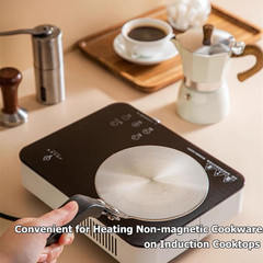 Heat Diffuser Plate,13cm Stainless Steel Gas Stove Diffuser Plate, Cooktop Heat