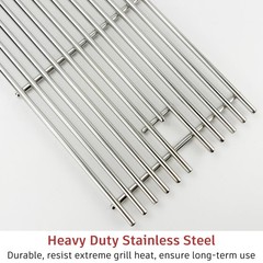 7MM Stainless Steel Grill Grates Replacement for Tailgater 1555 & 1550 – 2 Pack