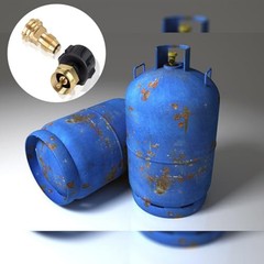 Essential Brass Adapters for 1 lb Disposable Bottles and For QCC1 Tanks