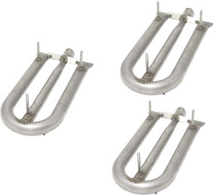 Burners 3-Pack for American Outdoor Grill 24NB 24NG 24NP/C 30NB 30PC 36NB 36PC