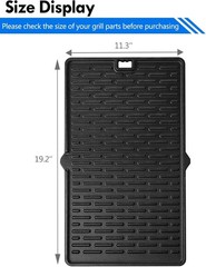 7404 Griddle Replacement Parts for Weber Summit 400 600 Series Cast Iron Reversi