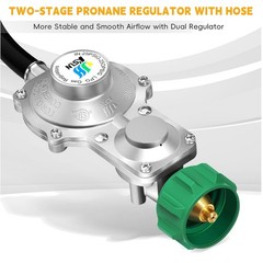 Propane Regulator 5FT Hose Type1 Connector